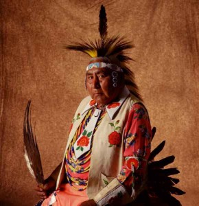 Picture of a native indian Medicine Man