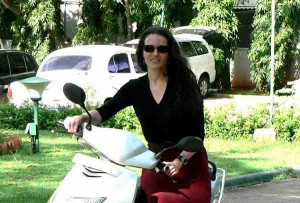 Heather Morton in India
