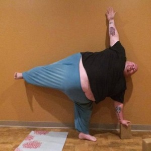 The not so thin can do yoga
